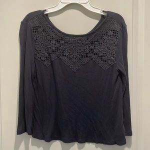 Women’s American Eagle Cropped Lace Top